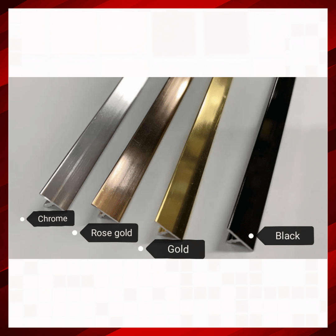 AL24 AL24-T 3Mtr 12mm x 1.0mm Alu Trimming