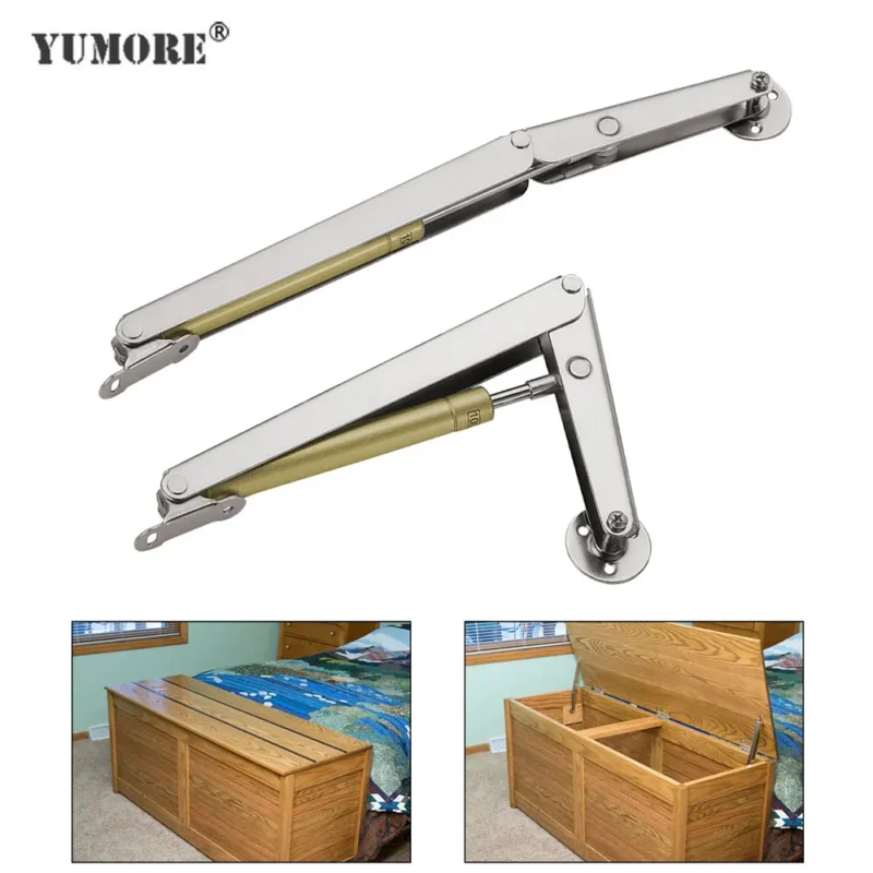 YUMORE 100N 200N Steel Gas Strut For Tatami Door Lift Support Rod Gas Hydraulic Spring Hinge