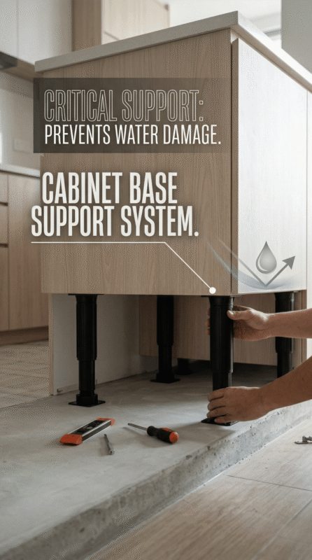 Cabinet Base Support - Acts-Id Furniture Hardware