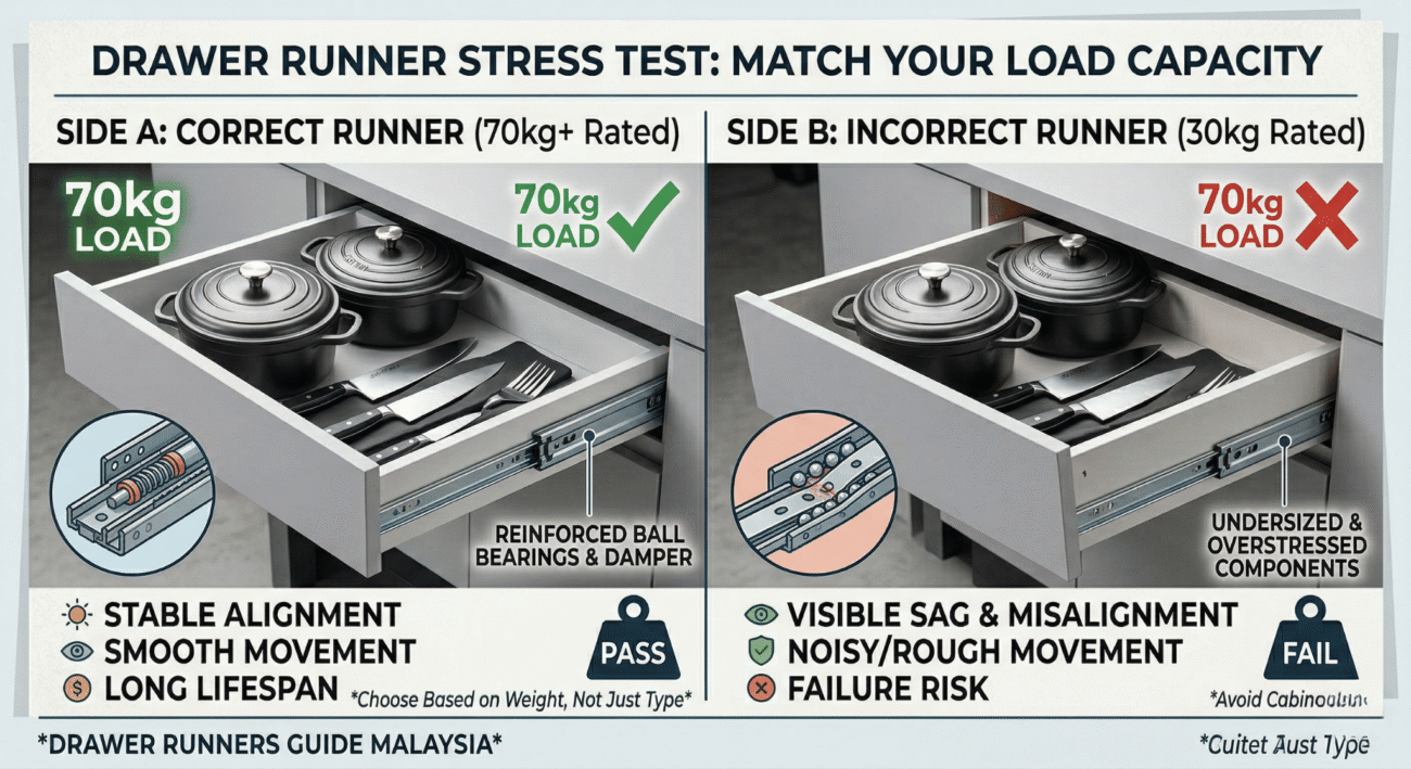 Drawer Runners Stress Test Acts Id Furniture Hardware