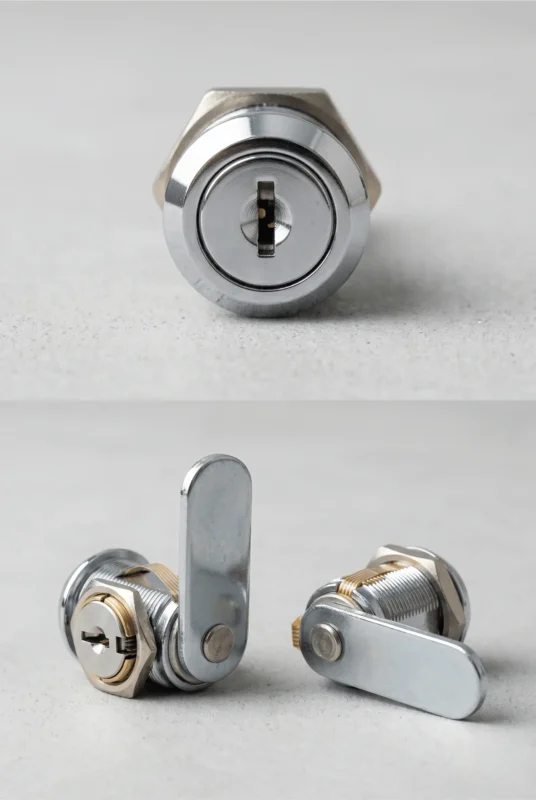 cam lock mechanism Malaysia — cylinder body and rotating cam plate detail