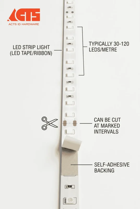 LED Strip Lights Flexible Tape Acts ID