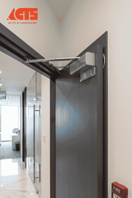 Electromagnetic Hold-Open Door Closer
