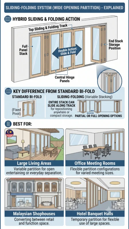 Sliding-Folding System (Wide Opening Partition) - Acts-ID